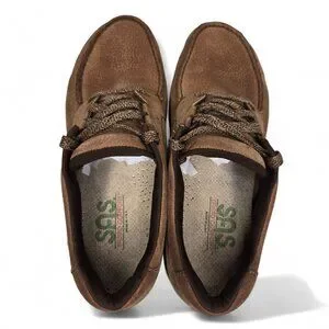 SAS Shoes Sas Bout Time Loafers Mens Lace Up Air Flow Tan